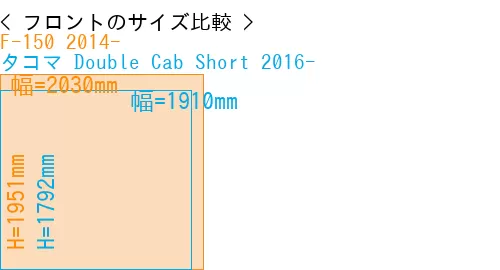 #F-150 2014- + タコマ Double Cab Short 2016-